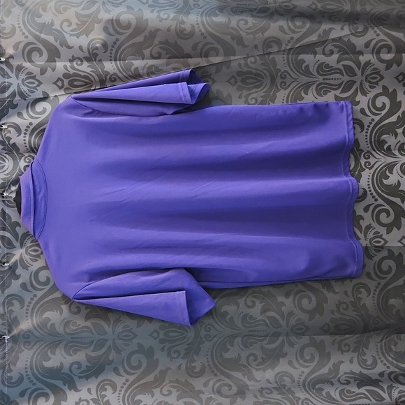 Addias purple men's climalite polo - Picture 4 of 4